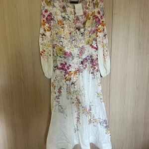 Zimmerman 100% linen bnwt midi dress